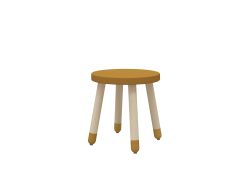Dreven stolika bez operadla pre deti horicov Flexa Dots