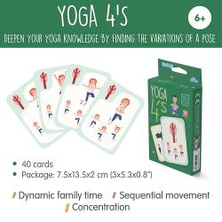 Pohybov hra karty Jogov pozcie pre deti Yogi Fun
