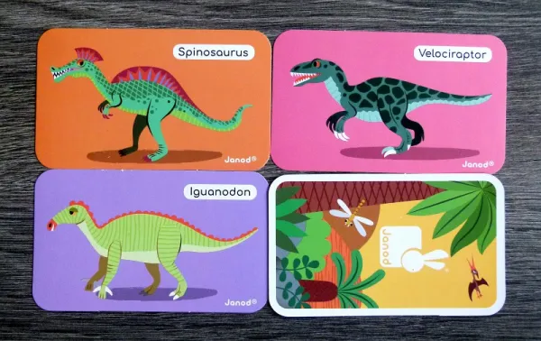 Magnetick kniha skladaka Dinosaury Magnetibook Janod od 3 rokov