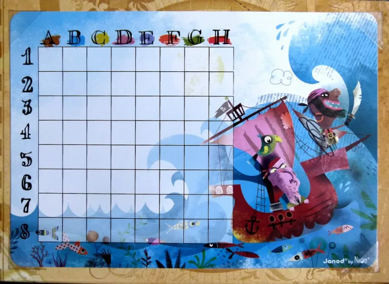 Spoločenská hra Pirátske lodičky Janod magnetická od 5-12 rokov