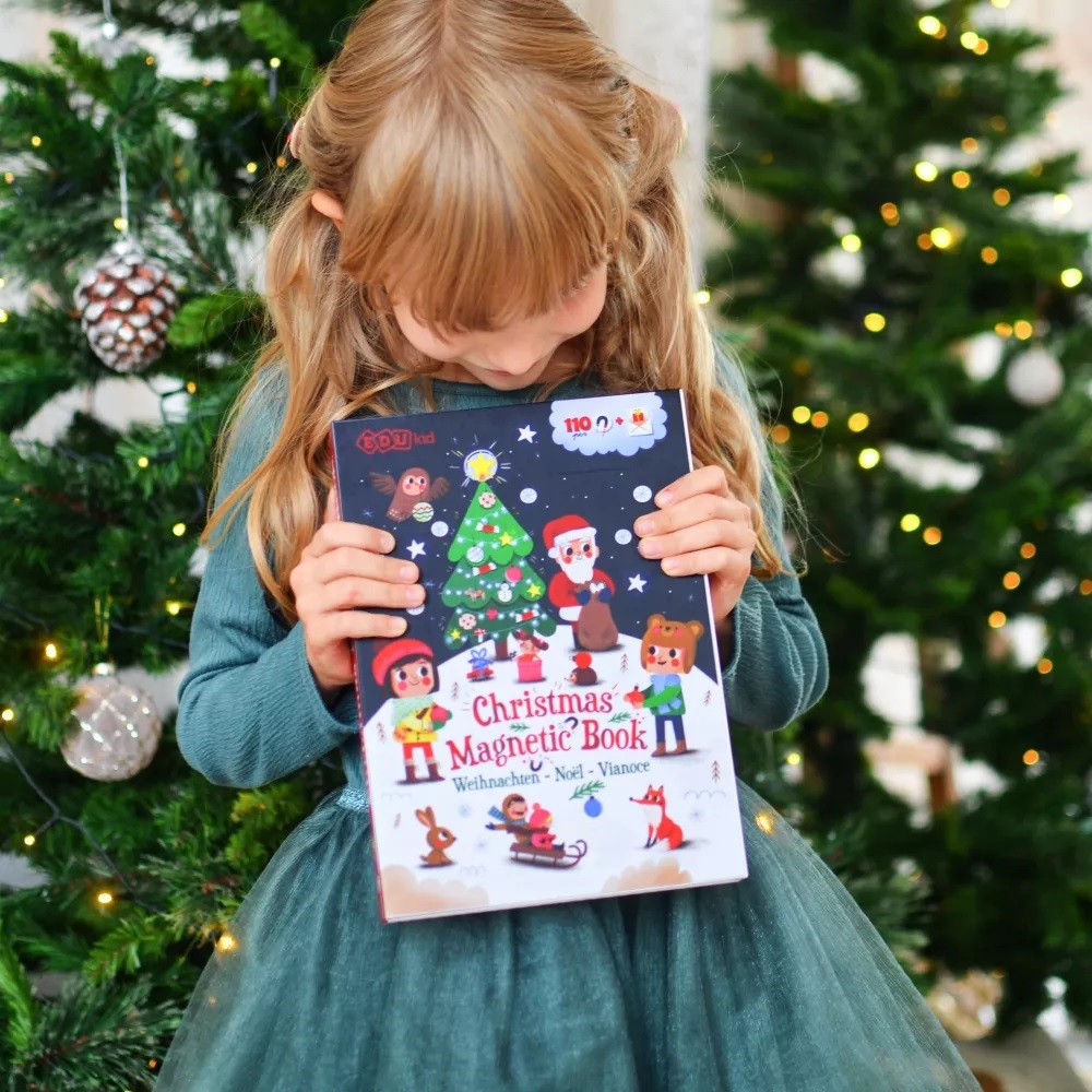 Magnetick kniha Vianoce - Christmas Magnetic Book
