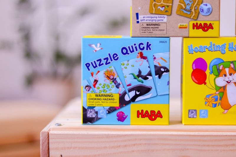 Recenzia: Spoločenská hra pre deti Rýchle puzzle HABA