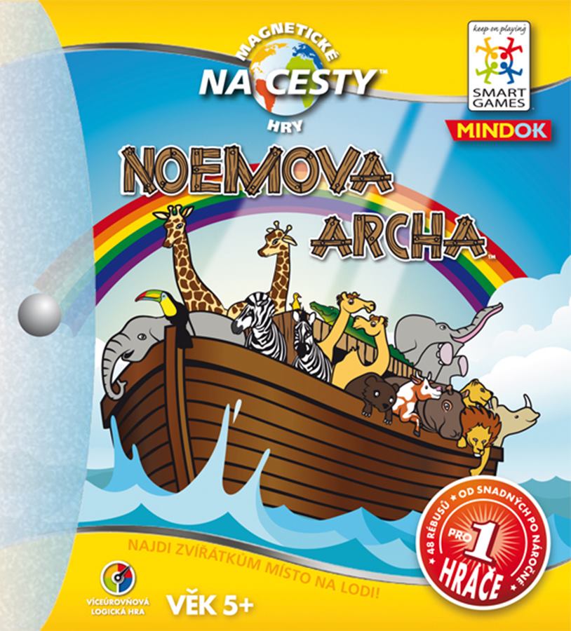 Logick hra Noemova archa MindOK SMART na cestovanie pre deti od 5 rokov