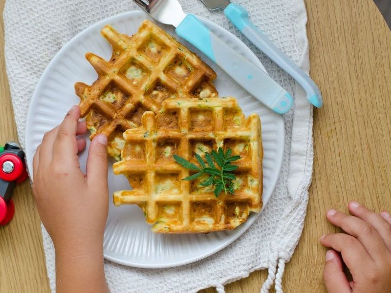 Recept: Cuketové wafle Recept: Cuketové wafle