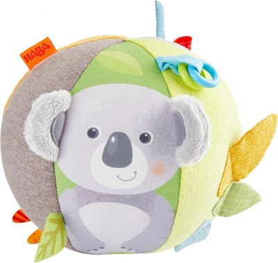 Textilná lopta s aktivitami pre najmenších Koala Haba od 6 mesiacov