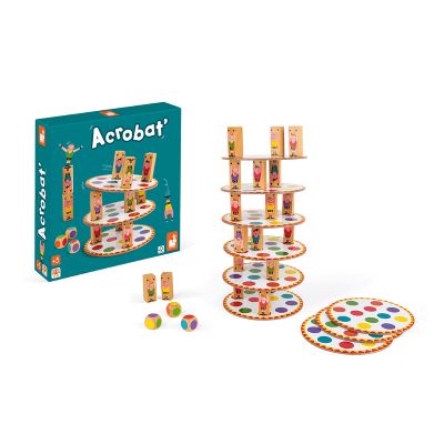 Spolo�ensk� hra pre deti Akrobat Janod od 5 rokov 2-8 hr��ov hra na motoriku a rovnov�hu