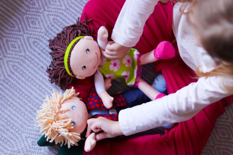 Textilná mäkká handrová bábika Nick Haba 30 cm pre deti od 1 roka