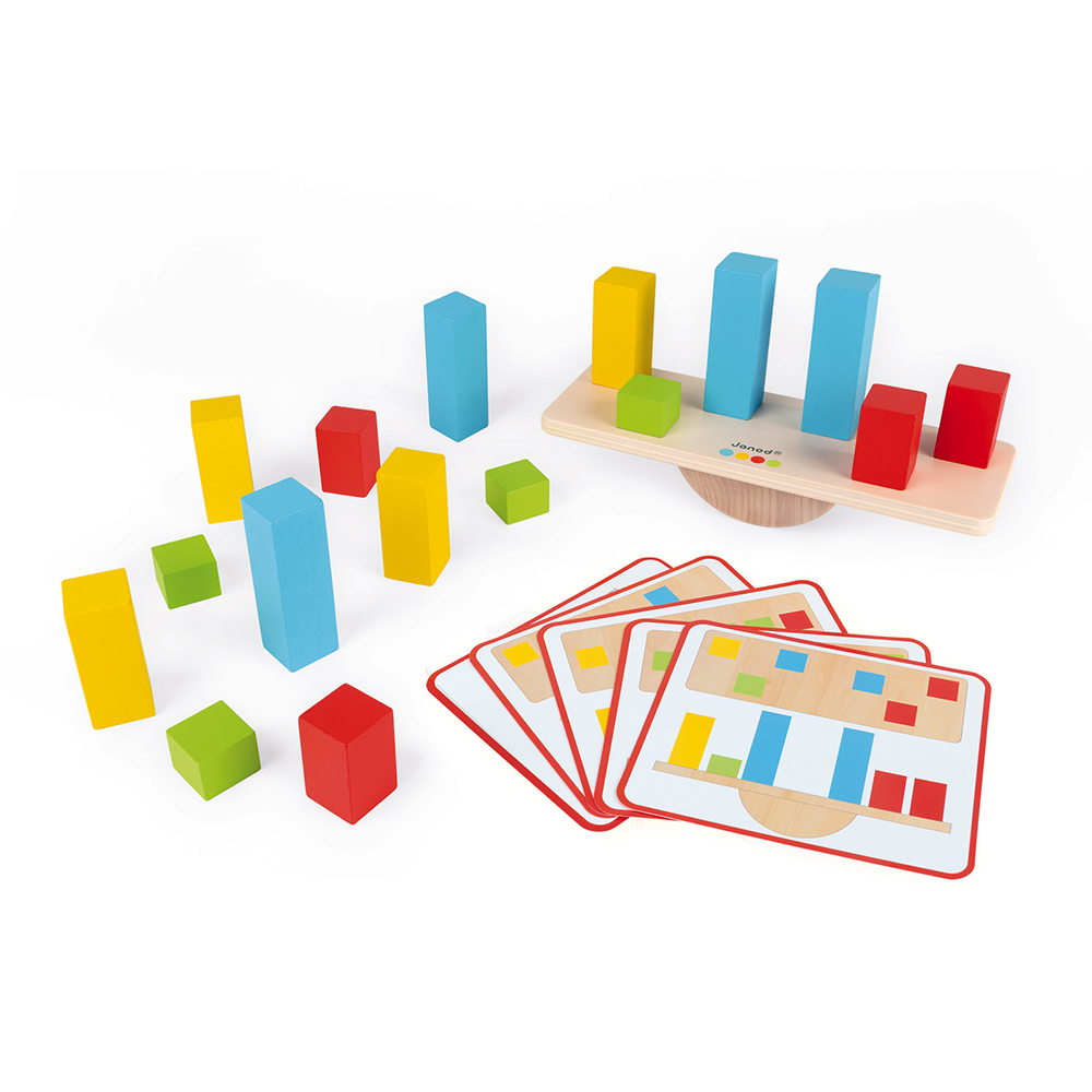 J05063 Montessori sria Janod Vhy prevaovanie a triedenie