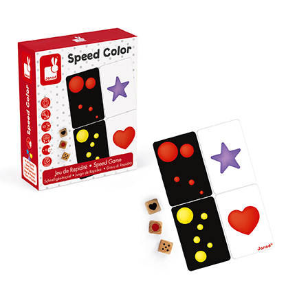 Kartová hra pre deti Janod Rýchle farby Speed Color