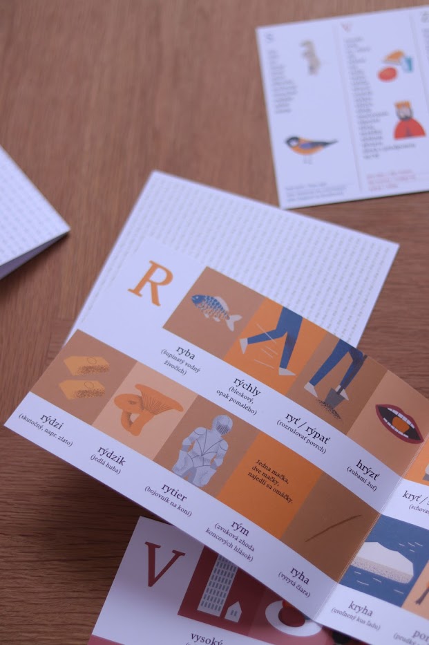 Vybrané slová ilustrované karty pre školákov Poketo