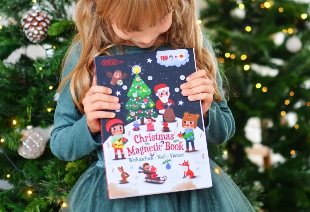 Magnetick kniha Vianoce - Christmas Magnetic Book