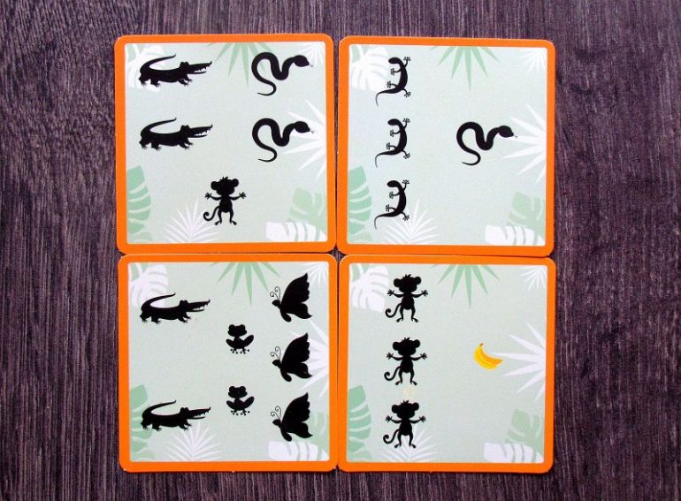 Logická hra pre deti Obrázky z džungle Janod od 5 rokov