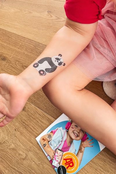 �iv� tetova�ky pre deti �zijsk� zvierat� TATTonMe
