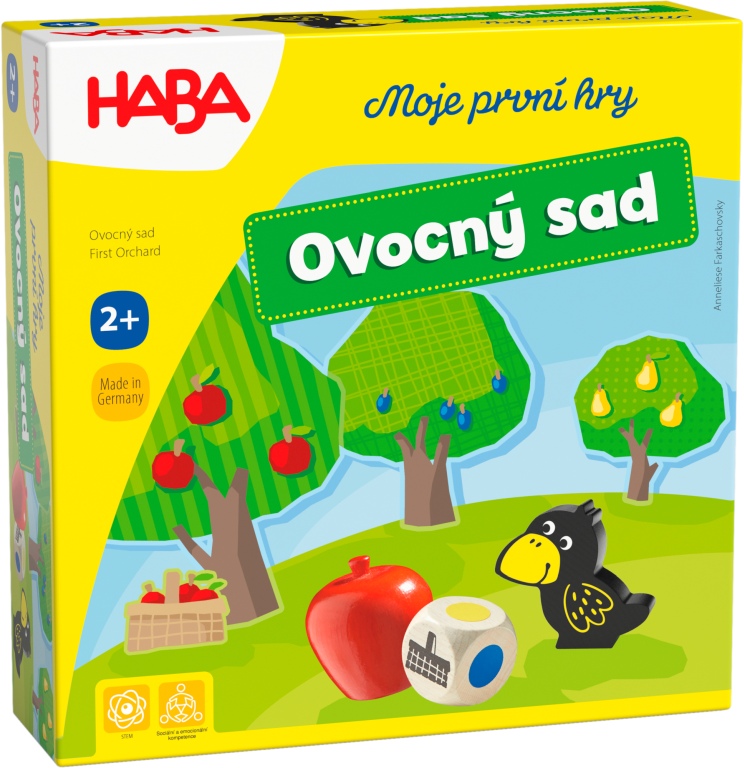 Moje prv hry pre deti Ovocn sad Haba SK CZ verzia od 2 rokov