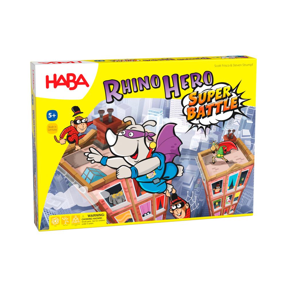 Haba Spoloensk hra pre deti Rhino Hero Super Bitka od 5 rokov