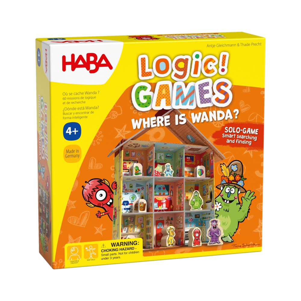 Haba Logic! GAMES Logick hra pre deti Kde je Wanda od 4 rokov