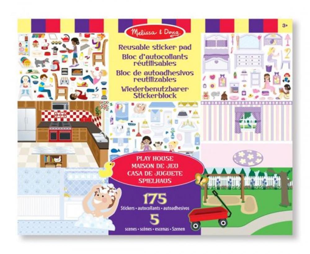 Prelepovaten samolepky pre deti Dom Melissa and Doug od 2 rokov