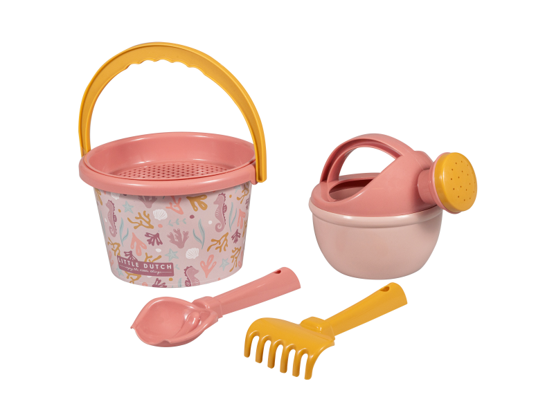 Little Dutch Sada do piesku Ocean Dreams Pink 5 ks