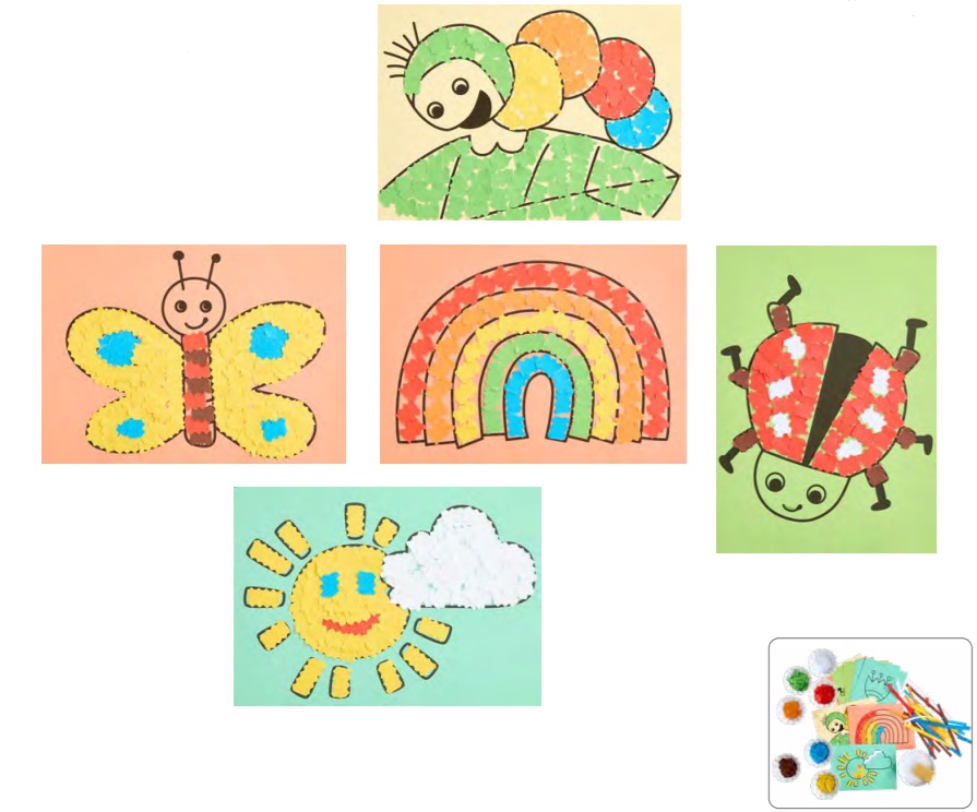 Haba Craft Kit Kreatvna sada Prv lepenie Jarn obrzky