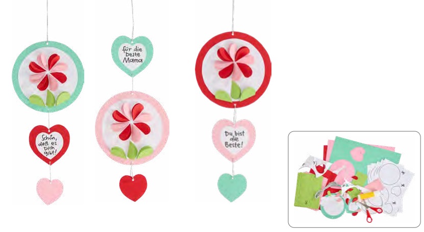 Haba Craft Kit Kreatvna sada Zvesn dekorcie Srdieka a kvety