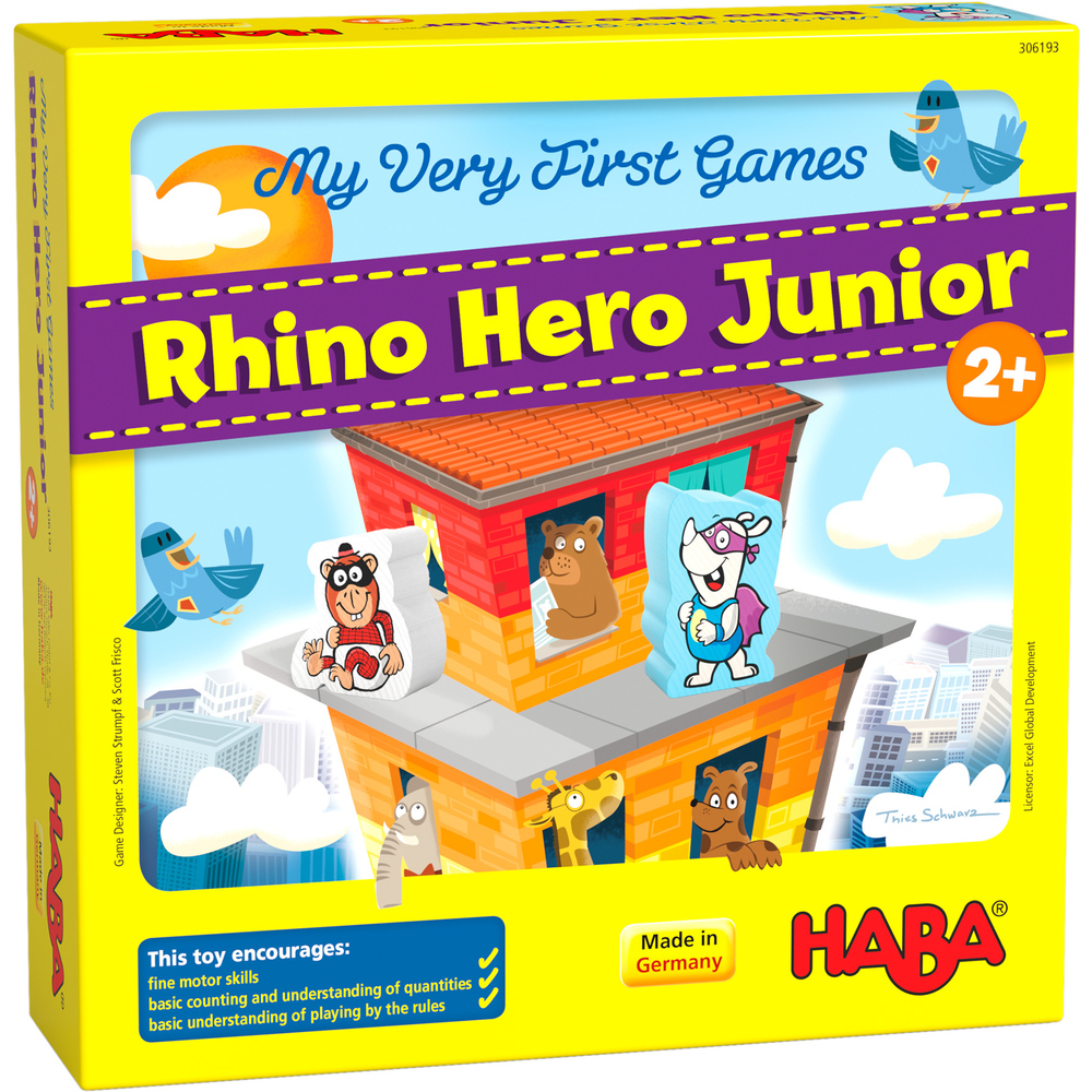 Moje prvé hry pre deti Rhino Hero Junior Haba od 2 rokov