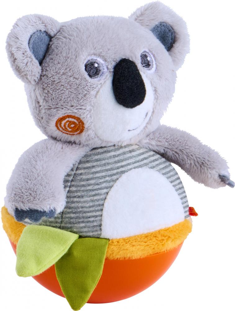 Textilná húpacia hračka pre najmenších Roly-Poly Koala Haba od 6 mesiacov