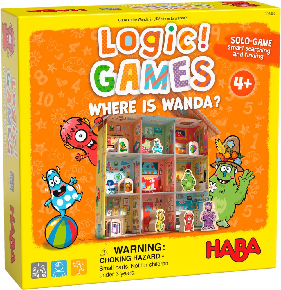 Logická hra pre deti Kde je Wanda Logic! GAMES Haba od 4 rokov