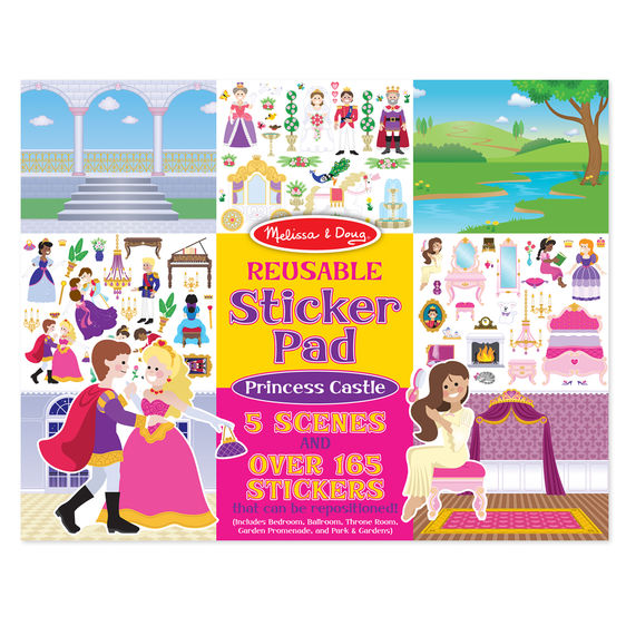 Prelepovaten samolepky pre deti Princezn a Zmok Melissa and Doug od 2 rokov
