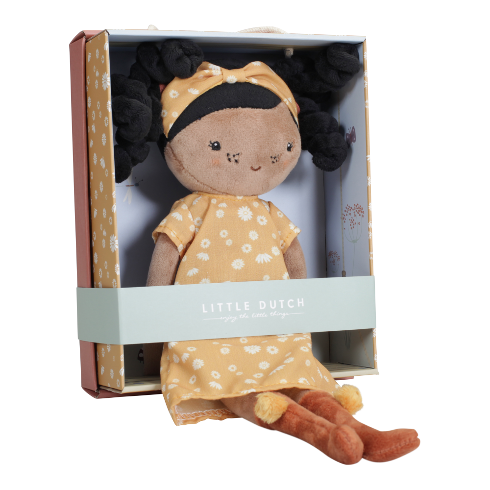 Textilná Bábika Evi v krabičke 35 cm Little Dutch