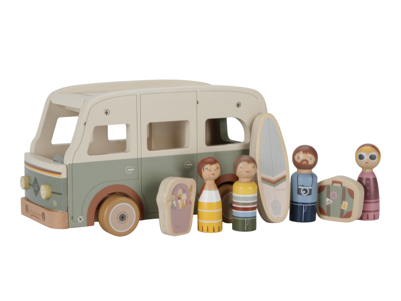 Little Dutch Dreven karavan s postavikami pre deti Vintage
