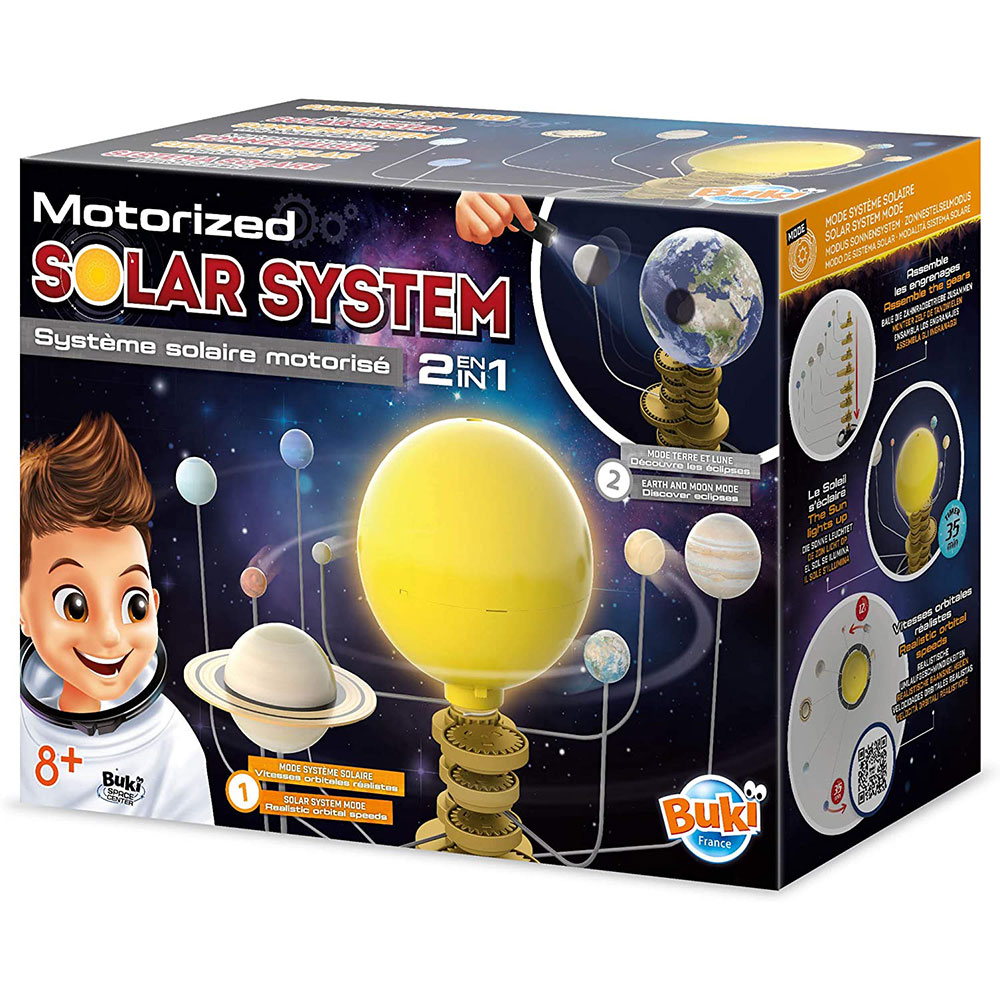Malý vedec Motorizovaná slnečná sústava pre deti Buki