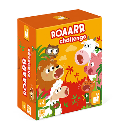 Spoločenská hra pre deti Roaarr Challenge Janod od 4 rokov