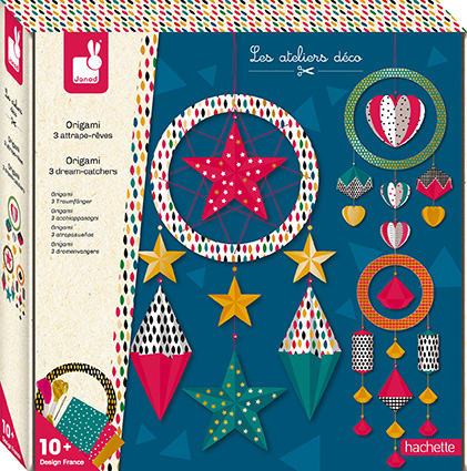 Kreatvna sada Lapa snov Origami 3 ks Janod Atelier Deco