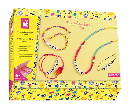 Kreatívna hračka Sada na výrobu šperkov so šperkovničkou Šperky s písmenami Janod Atelier