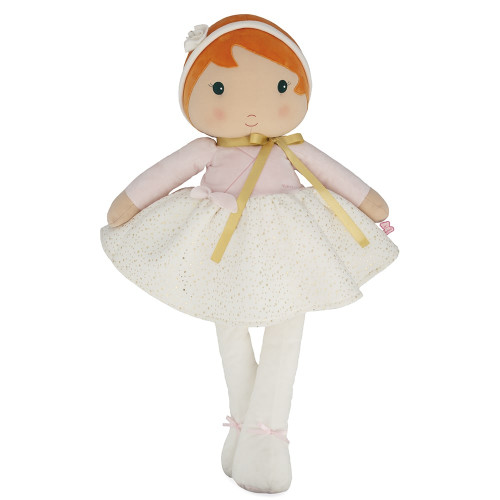 Látková mäkká handrová bábika Valentine Kaloo Tendresse 80 cm