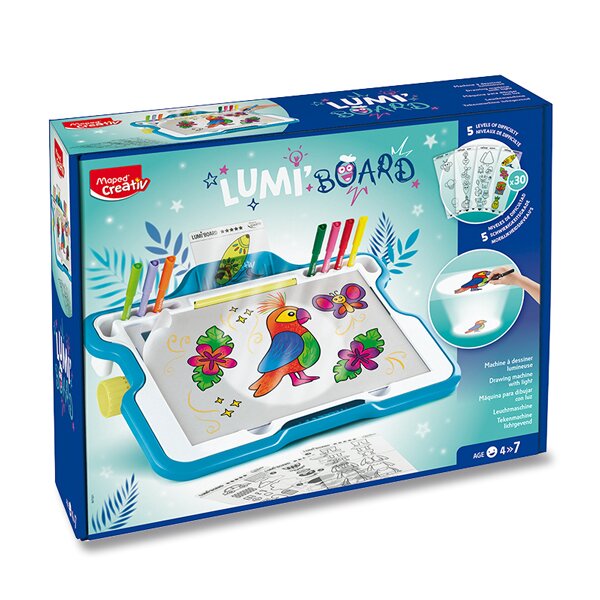 Kreatvna sada Tabua s podsvietenm Lumi board Maped Creativ od 4 rokov
