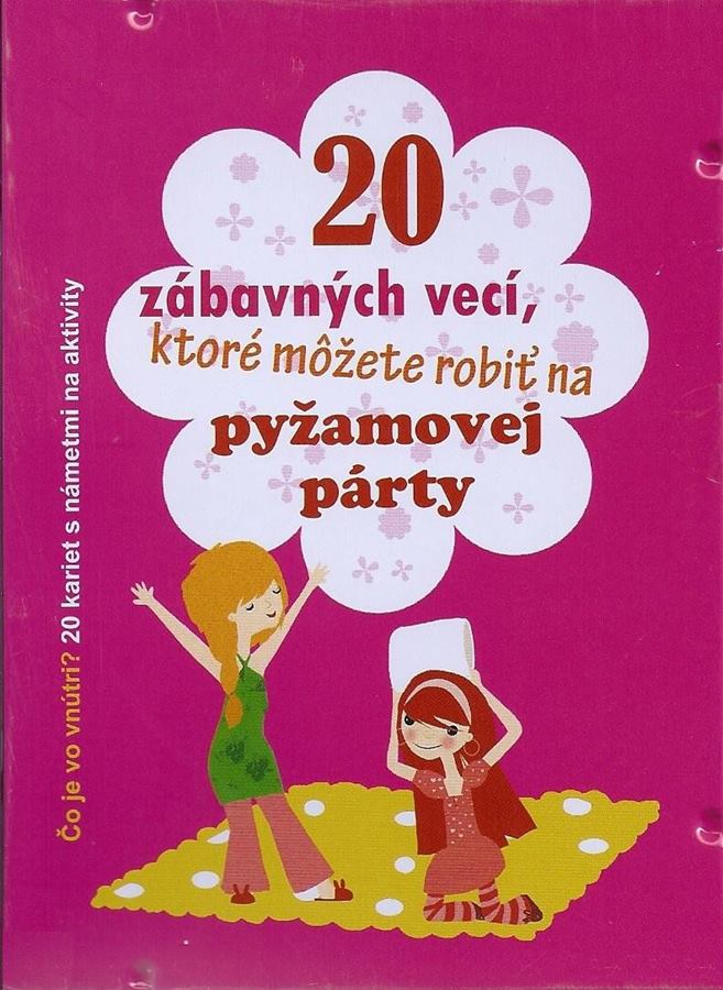 Kartov hra 20 zbavnch vec, ktor mete robi na pyamovej prty v plechovj doze