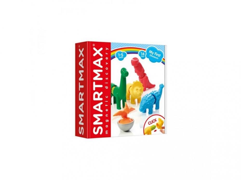 Magnetická stavebnica pre deti SmartMax Moji prví dinosaury - 14 ks