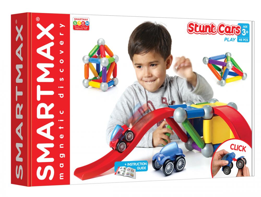 Magnetická stavebnica pre deti SmartMax Cesta 46 dielov