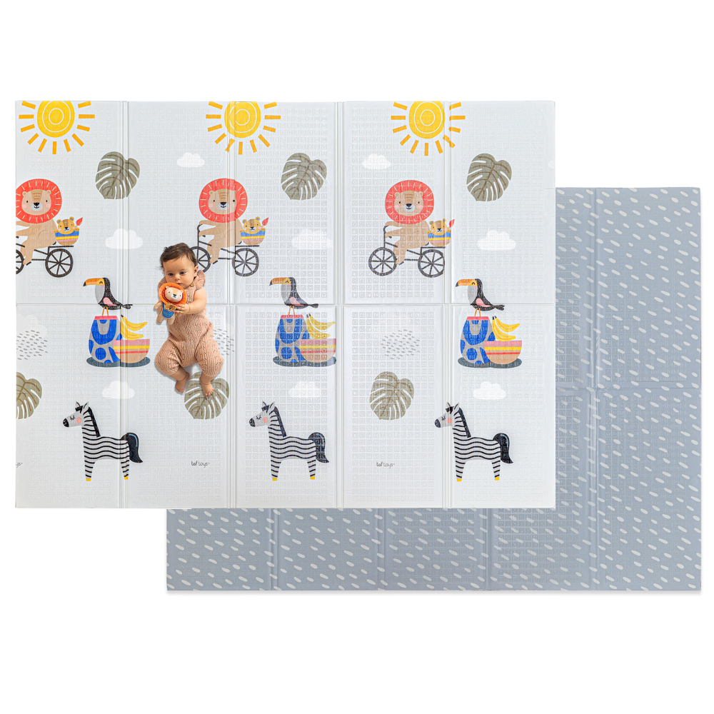 Hracia deka penová podložka pre deti Savana Taf Toys 150 x 200 cm