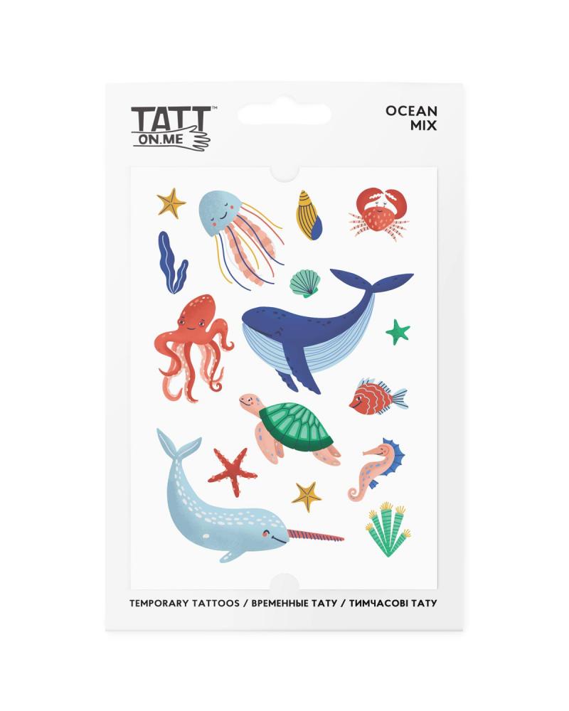 Vodeodolné doèasné tetovaèky pre deti Oceán TATTonMe mix