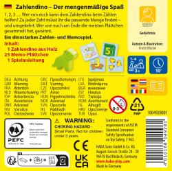 Haba Mini hra pre deti Zahlendino od 3 rokov 17