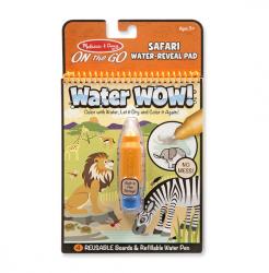 Omaovnky s vodou Magick pero Safari WATER WOW Melissa and Doug od 3 rokov