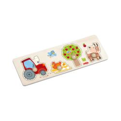 Haba Dreven vkladacie puzzle s chytom Farma
