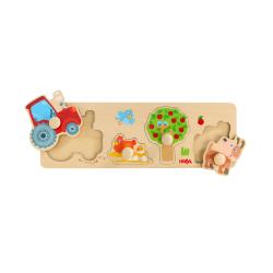 Haba Dreven vkladacie puzzle s chytom Farma 5