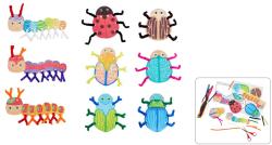 Haba Craft Kit Kreatvna sada Prv tvorenie s chlpatmi drtikmi  Chrobiky a stonoky
