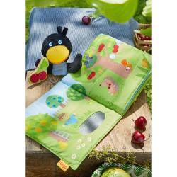 HABA Textilná kniha pre bábätká Ovocný sad  4