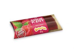 Suen RAW ovocn pltky pre deti Malina a jablko Ovock 20 g
