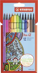 Fixky Pen68 Stabilo 12 ks