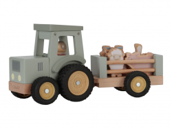Little Dutch Dreven traktor s prvesom a zvieratkami 3